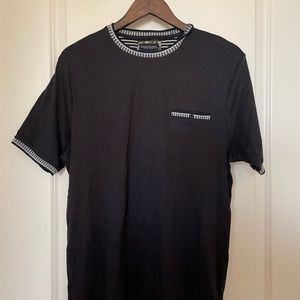 Denim & Flower Pocket Tee